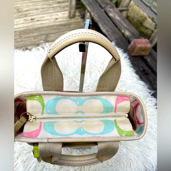 Coach Mini Scribble Tote with Charms - Picture 13 of 17